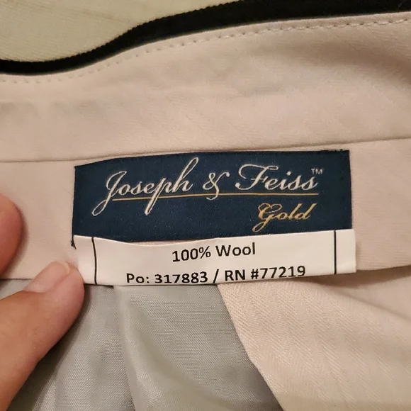 Joseph & Feiss Black Dress Pants - Picture 2 of 3